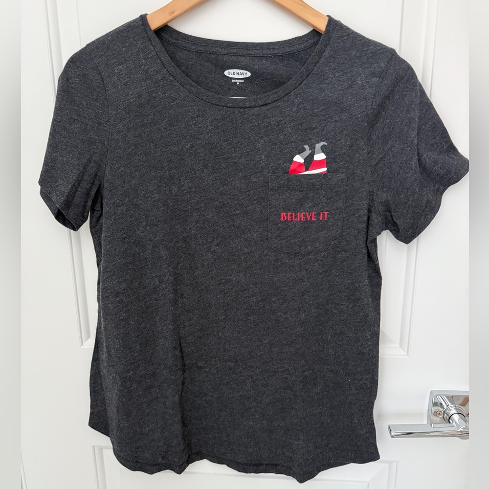Old Navy Charcoal Knit Top